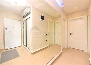 Апартаменты 2+1 в респектабельном комплексе в 50 метрах от пляжа района Каргыджак 