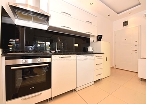 Меблированные апартаменты планировкой 1+1 на пляже Клеопатра