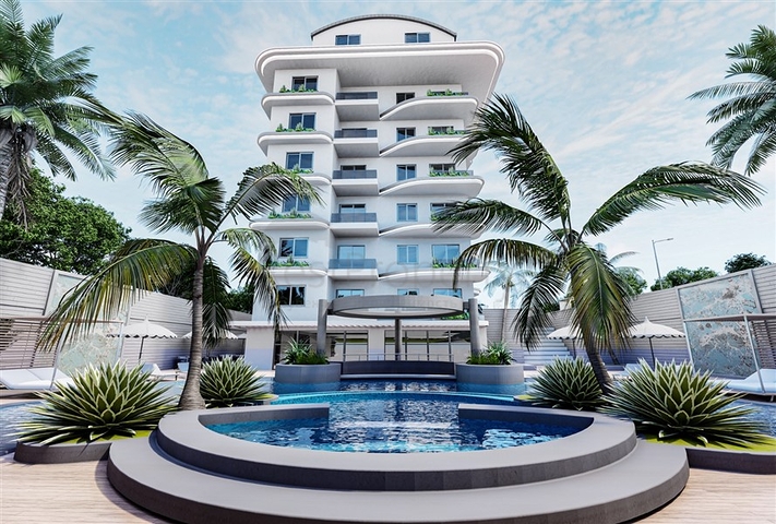 Квартиры с техникой в новом проекте в центре Газипаши