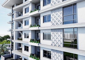 Квартиры с техникой в новом проекте в центре Газипаши