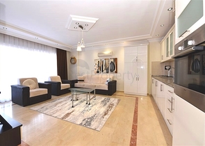 Трехкомнатный меблированный пентхаус в районе Оба