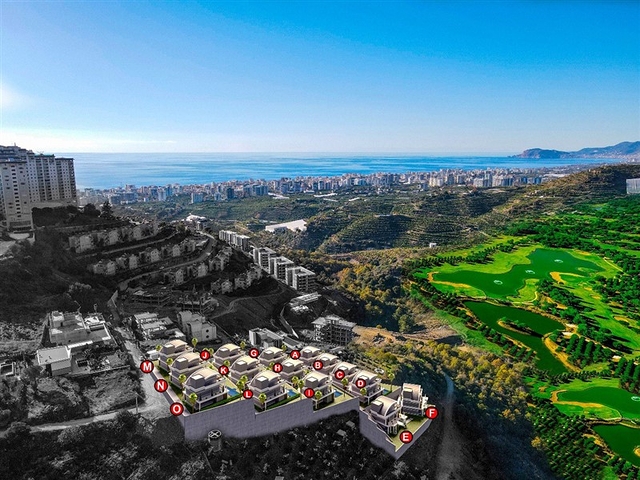 Закрытый комплекс вилл с возможностью получения турецкого гражданства