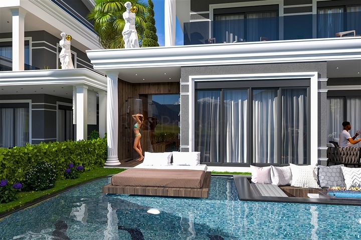 Закрытый комплекс вилл с возможностью получения турецкого гражданства