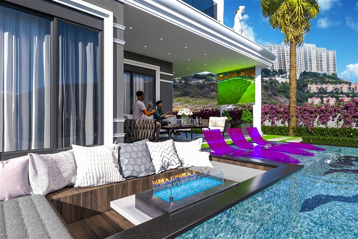 Закрытый комплекс вилл с возможностью получения турецкого гражданства