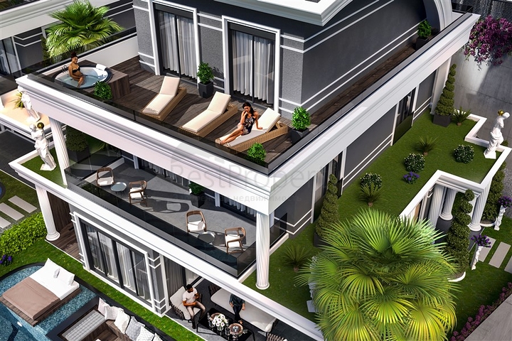 Закрытый комплекс вилл с возможностью получения турецкого гражданства