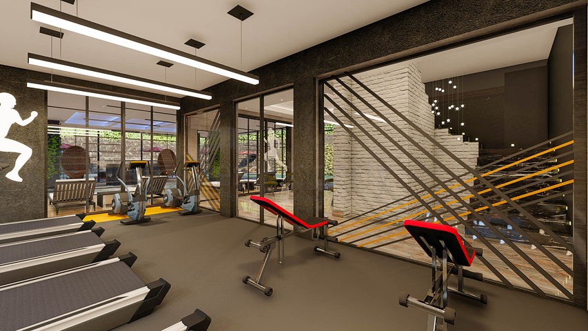 Квартира 1+1 в районе Махмутлар