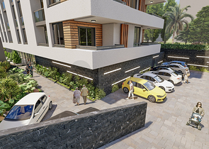 Квартира 1+1 в районе Махмутлар