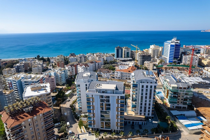 Квартира 1+1 в шикарном комплексе в районе Тосмур