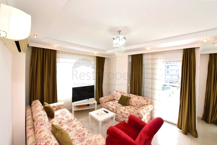 Квартира 2+1 в 50 м до моря в районе Кестель 