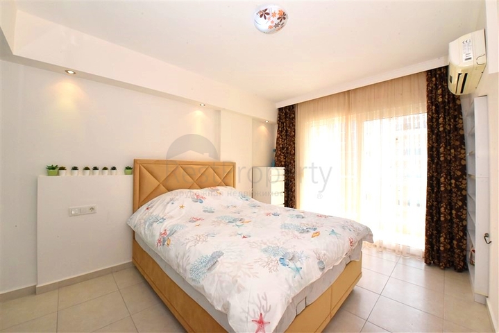 Квартира 2+1 в 50 м до моря в районе Кестель 