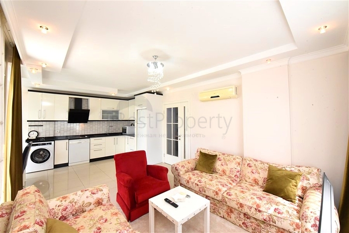 Квартира 2+1 в 50 м до моря в районе Кестель 