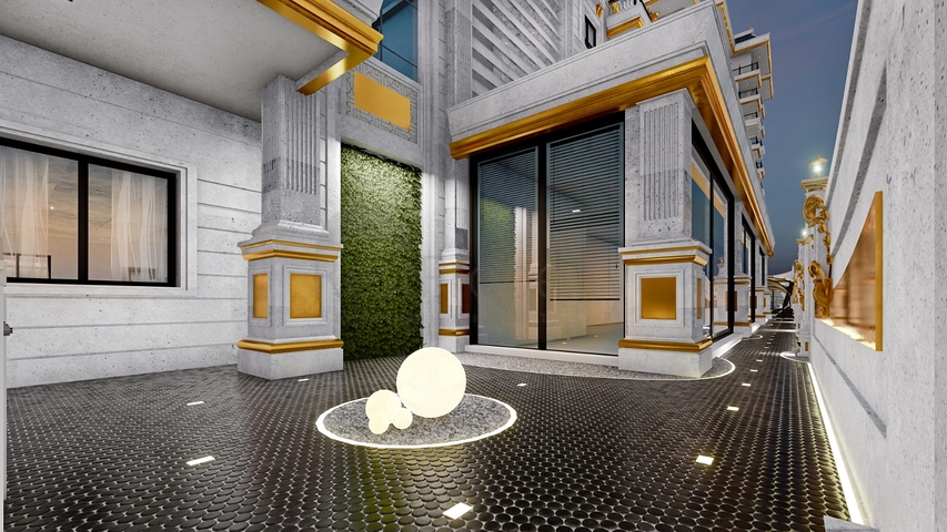 Квартира 1+1 в новом жилом комплексе района Махмутлар