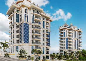 Квартира 1+1 в новом жилом комплексе района Махмутлар