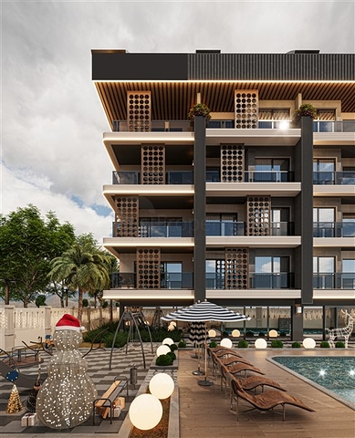 Новый строящийся жилой комплекс в районе Оба