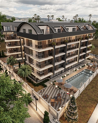 Новый строящийся жилой комплекс в районе Оба