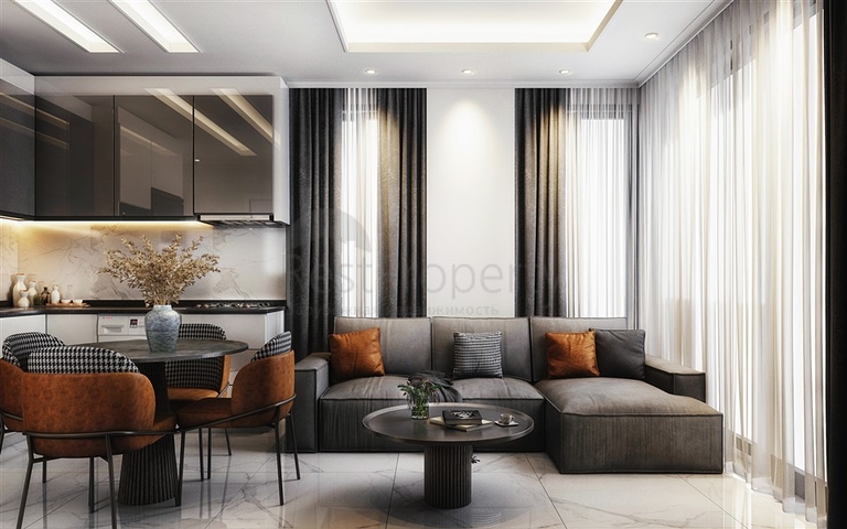 Новый строящийся жилой комплекс в районе Оба