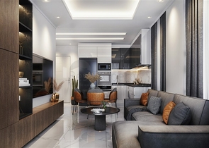 Новый строящийся жилой комплекс в районе Оба