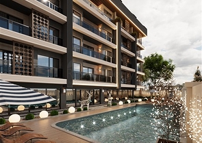 Новый строящийся жилой комплекс в районе Оба