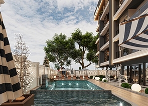 Новый строящийся жилой комплекс в районе Оба