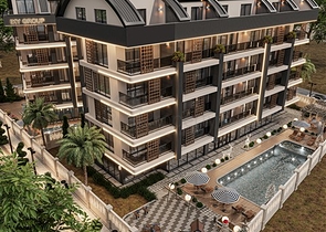 Новый строящийся жилой комплекс в районе Оба