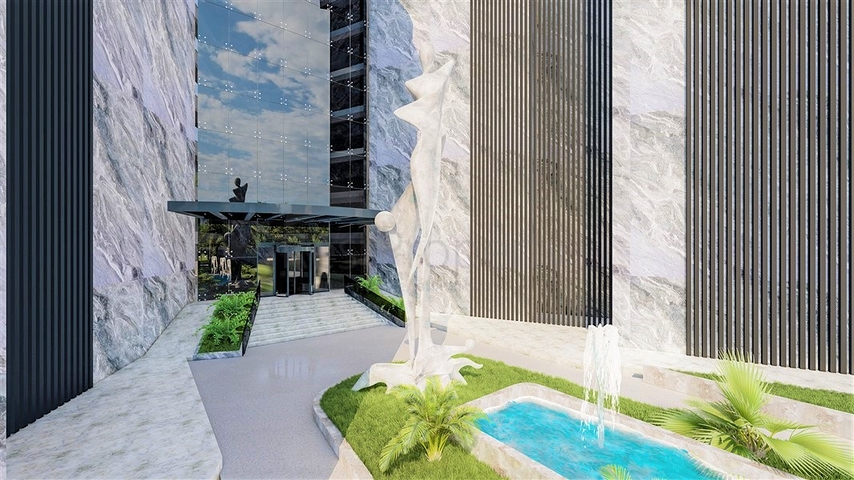 Новый проект с инфраструктурой отельного типа в Газипаша