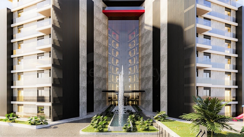 Новый проект с инфраструктурой отельного типа в Газипаша