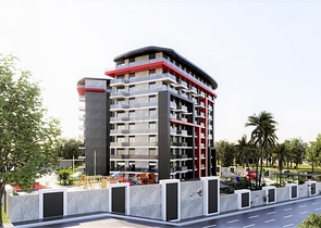 Новый проект с инфраструктурой отельного типа в Газипаша