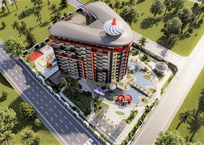 Новый проект с инфраструктурой отельного типа в Газипаша