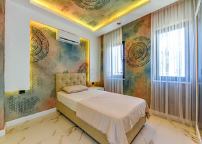 Меблированная вилла 3+1 в Каргыджаке