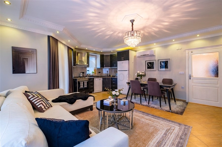 Апартаменты 2+1 в комплексе в центре Алании