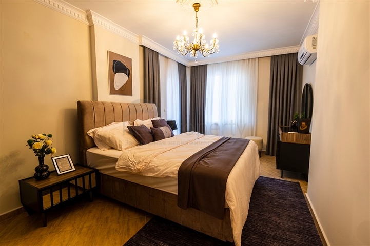 Апартаменты 2+1 в комплексе в центре Алании