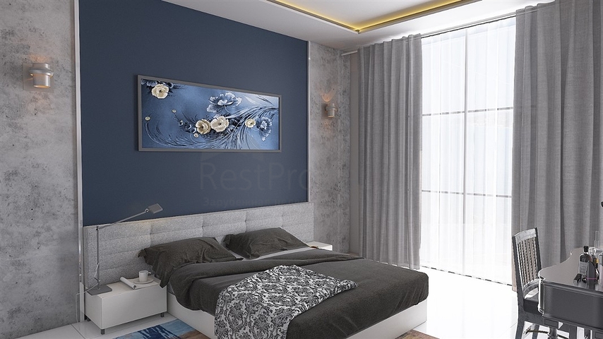 Квартира 1+1 в строящемся комплексе