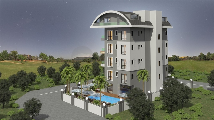 Квартира 1+1 в строящемся комплексе