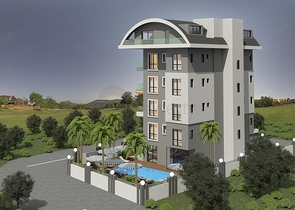 Квартира 1+1 в строящемся комплексе