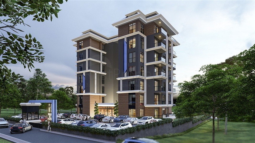 Квартира 1+1 в строящемся комплексе в районе Авсаллар