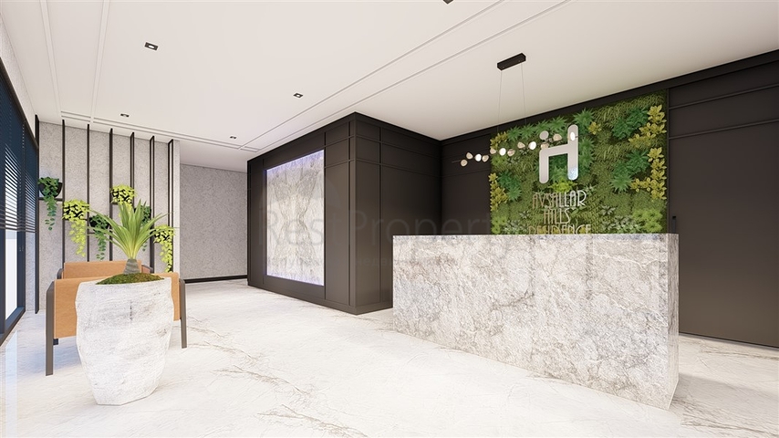 Квартира 1+1 в строящемся комплексе в районе Авсаллар