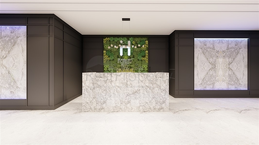 Квартира 1+1 в строящемся комплексе в районе Авсаллар