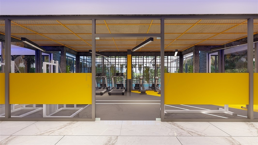 Квартира 1+1 в строящемся комплексе в районе Авсаллар