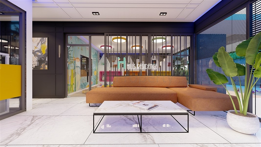 Квартира 1+1 в строящемся комплексе в районе Авсаллар