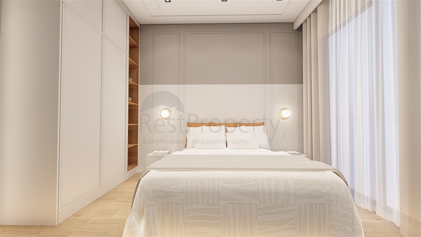 Квартира 1+1 в строящемся комплексе в районе Авсаллар