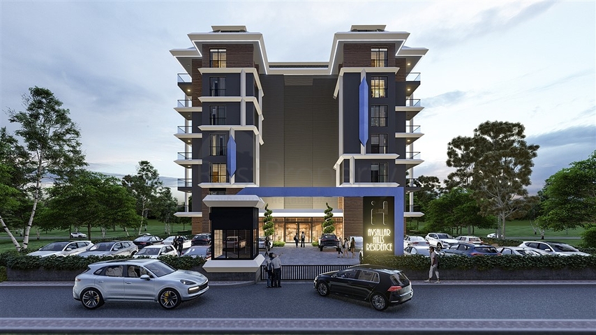 Квартира 1+1 в строящемся комплексе в районе Авсаллар