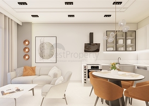 Квартира 1+1 в строящемся комплексе в районе Авсаллар