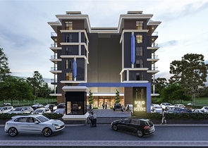 Квартира 1+1 в строящемся комплексе в районе Авсаллар