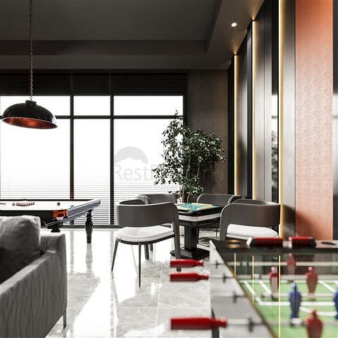 Квартира 1+1 на первой береговой линии в Махмутларе