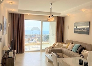 Просторные апартаменты 1+1 в районе Джикджилли с видом на Средиземное море