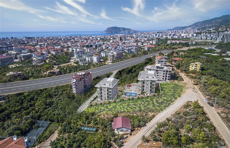 Просторный пентхаус 3+1 в районе Оба