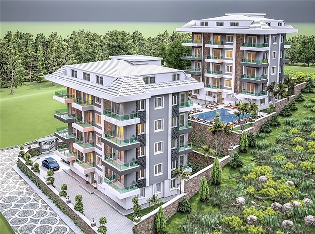 Просторный пентхаус 3+1 в районе Оба