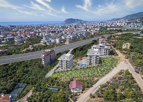 Просторный пентхаус 3+1 в районе Оба