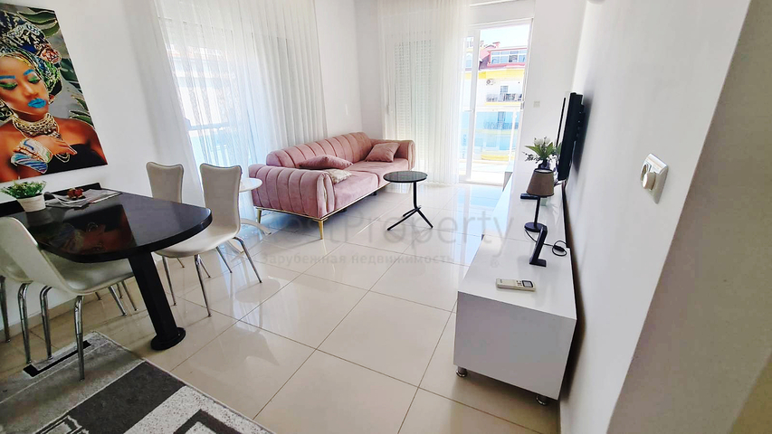 Меблированная квартира 1+1 в районе Оба