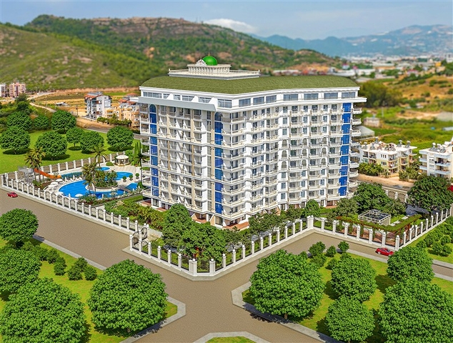 Новый премиальный проект с инфраструктурой отельного типа в перспективном районе Газипаша  